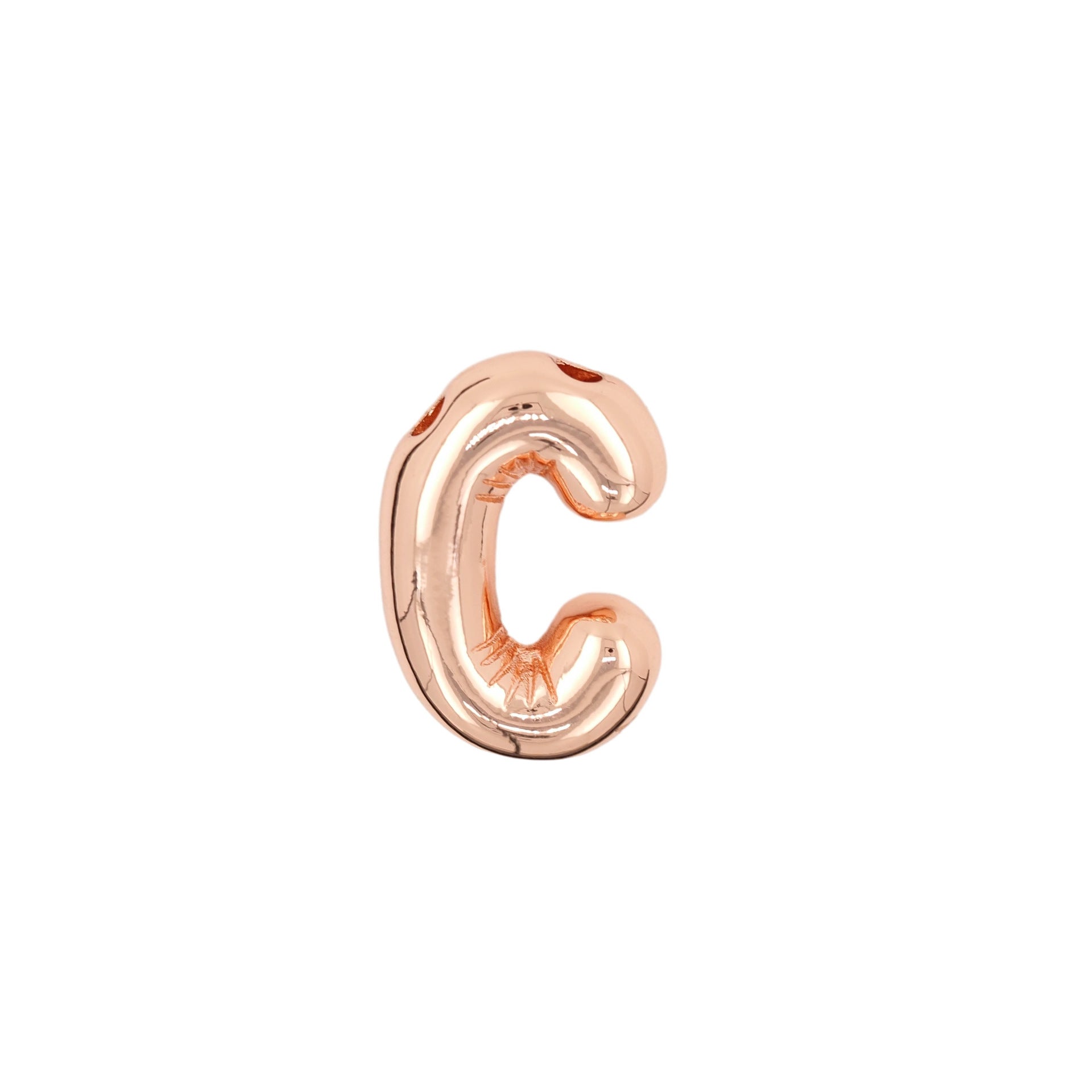 Glossy Letters Copper Pendant Necklace