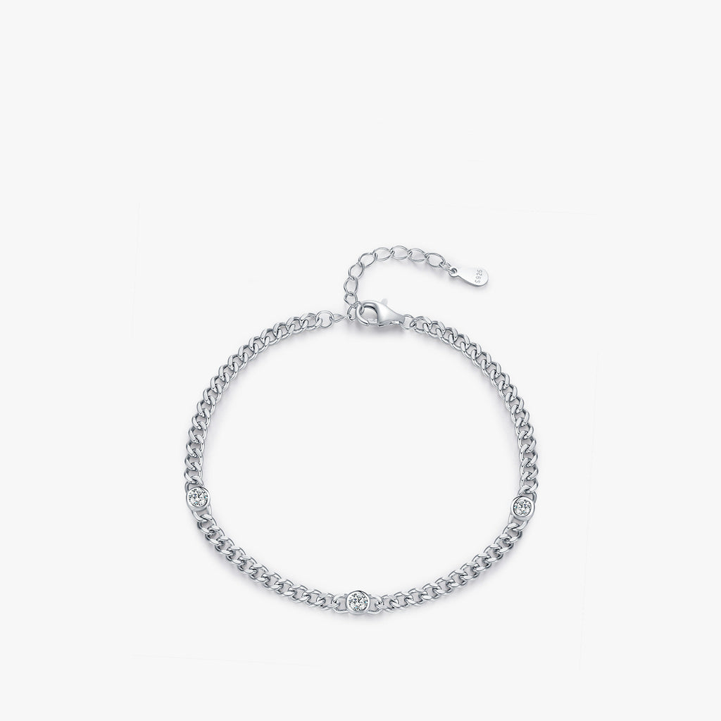 Personalisiertes Mode-Armband mit funkelnden Diamanten für Damen
