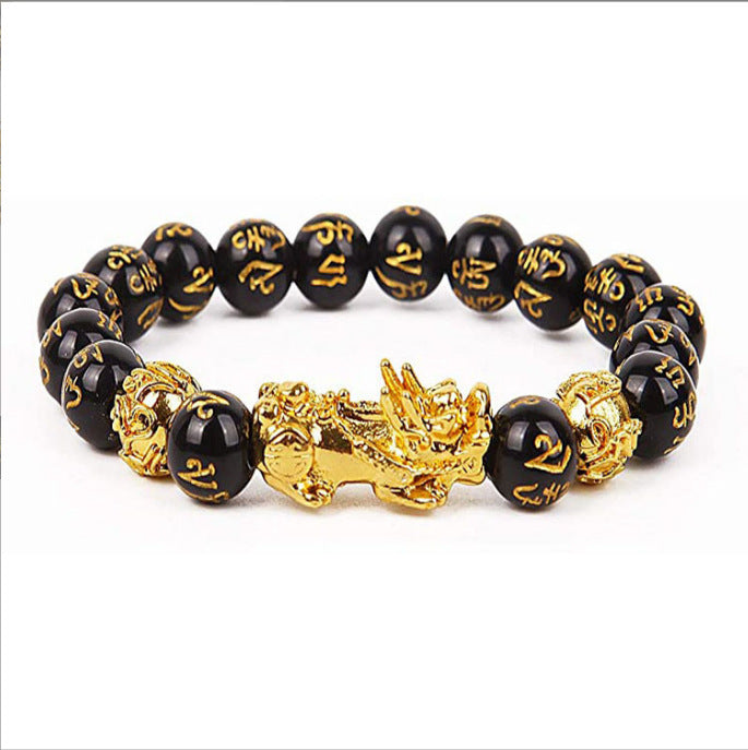 Armband Retro Sechs-Zeichen-Mantra Perlen Armband Armband