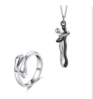 European and American original couple necklace