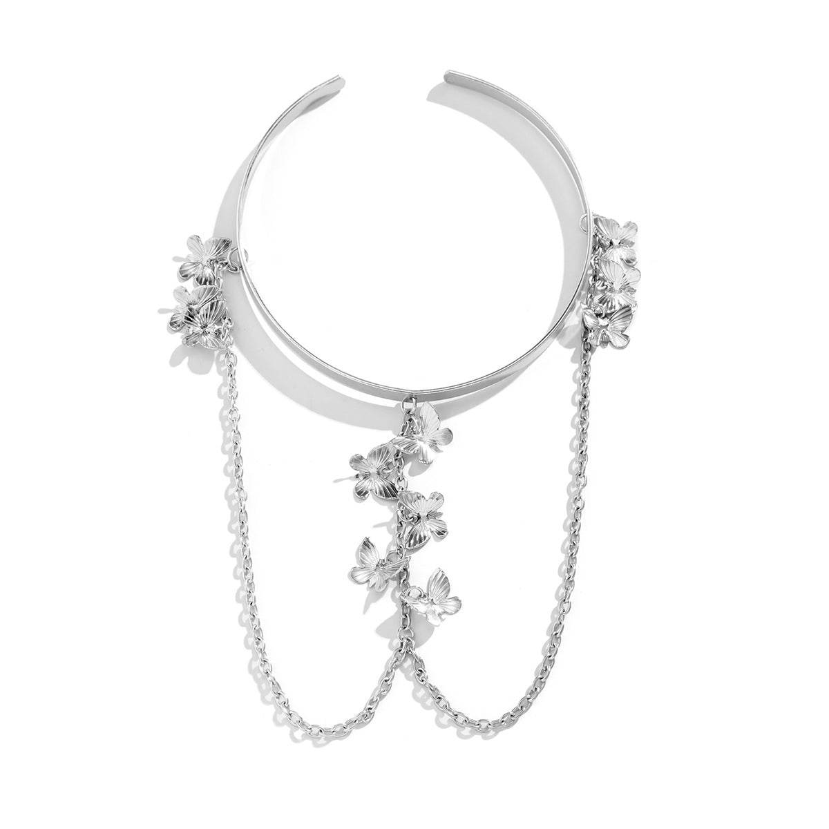 Pulsera de metal estilo punk playero con cadena y temperamento