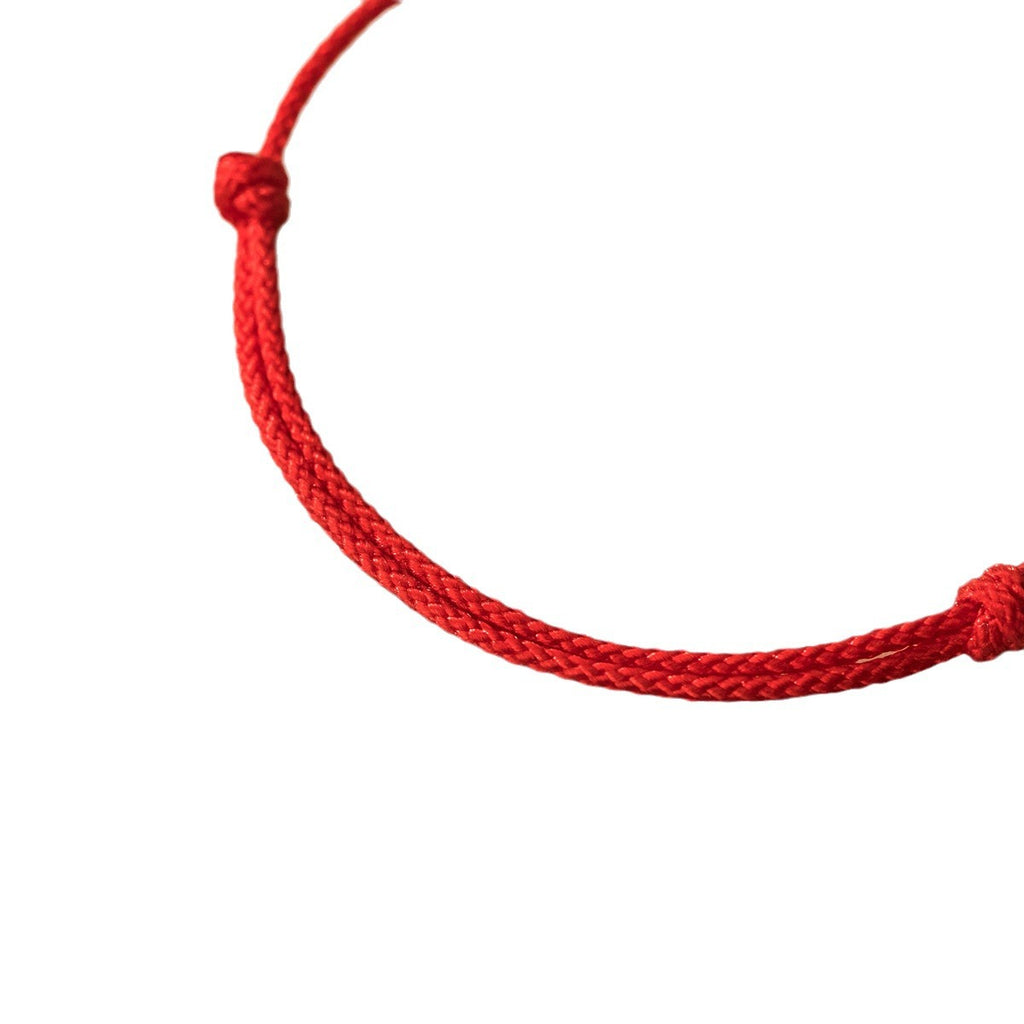 Pulsera Trenzada de Trébol de Cuatro Hojas de Plata S925 para Mujer