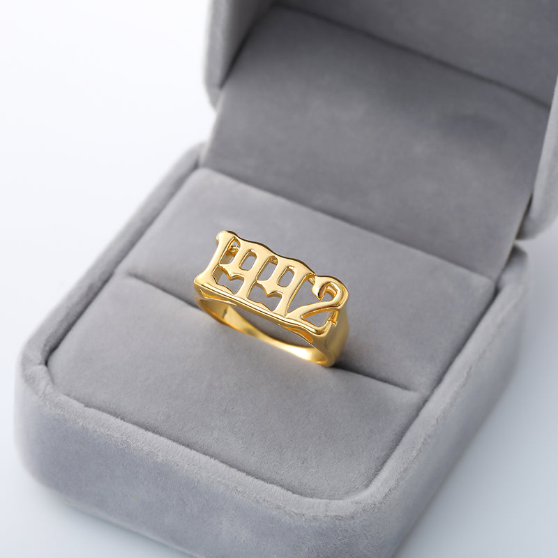 Digitaler antiker Ring Schmuck für Damen und Herren