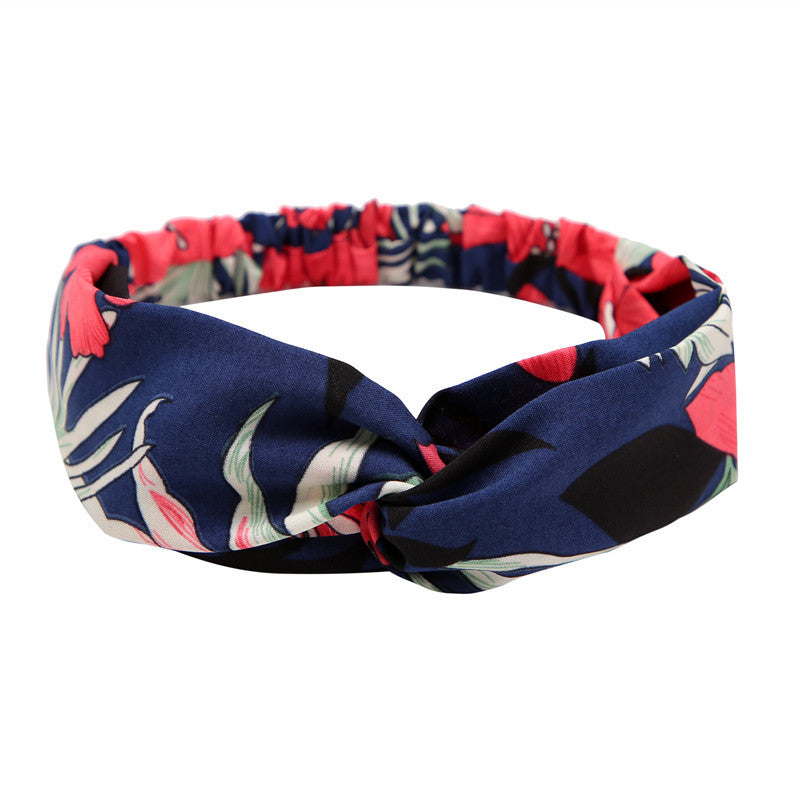 Women's Polka Dot Printed Bohemian Sweet Simple Hair Band