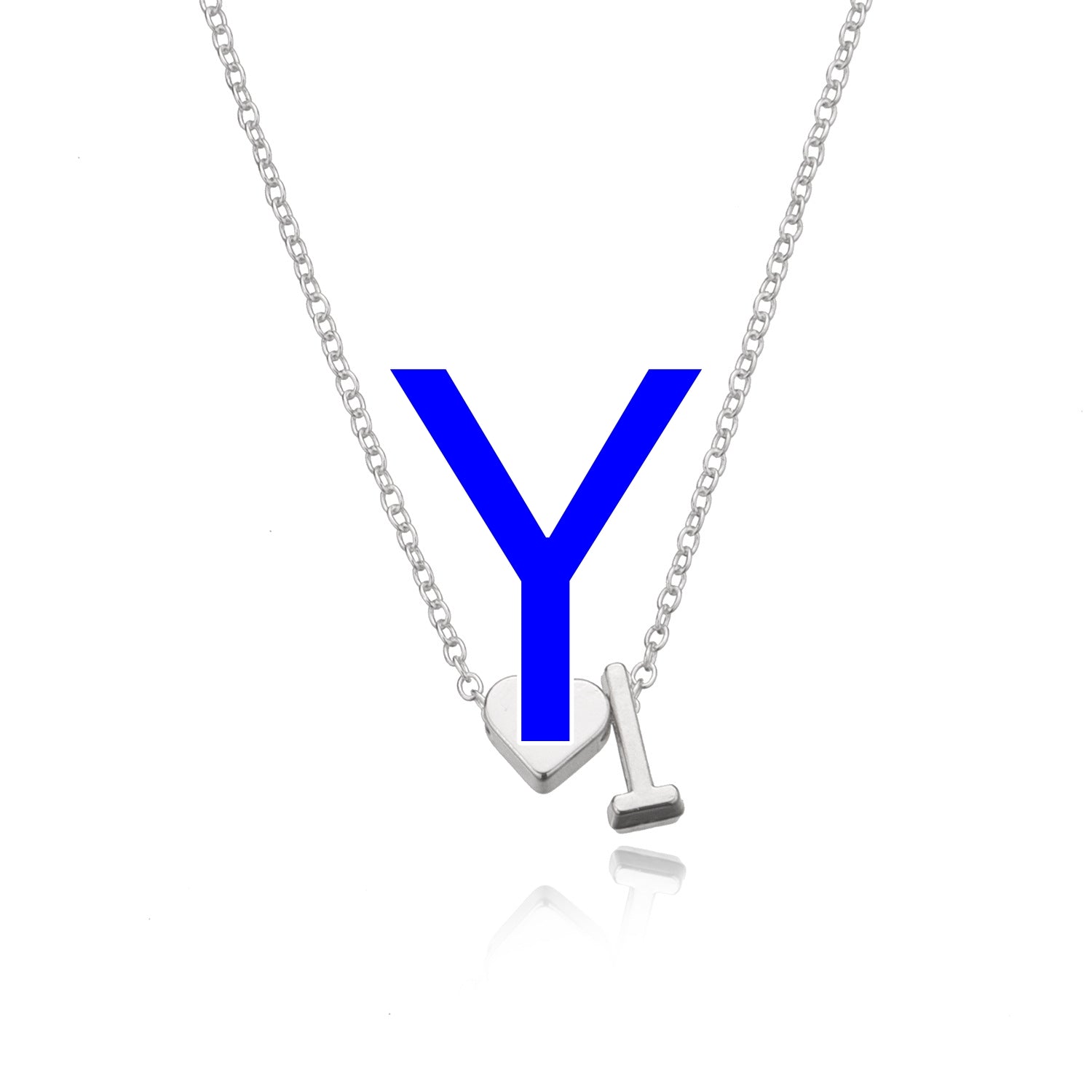 Fashion Exquisite Initial Gold And Silver Clavicle Chain