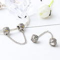 Bracelet DIY Mouse Head Diamond Alloy Beads Fashion Accessories