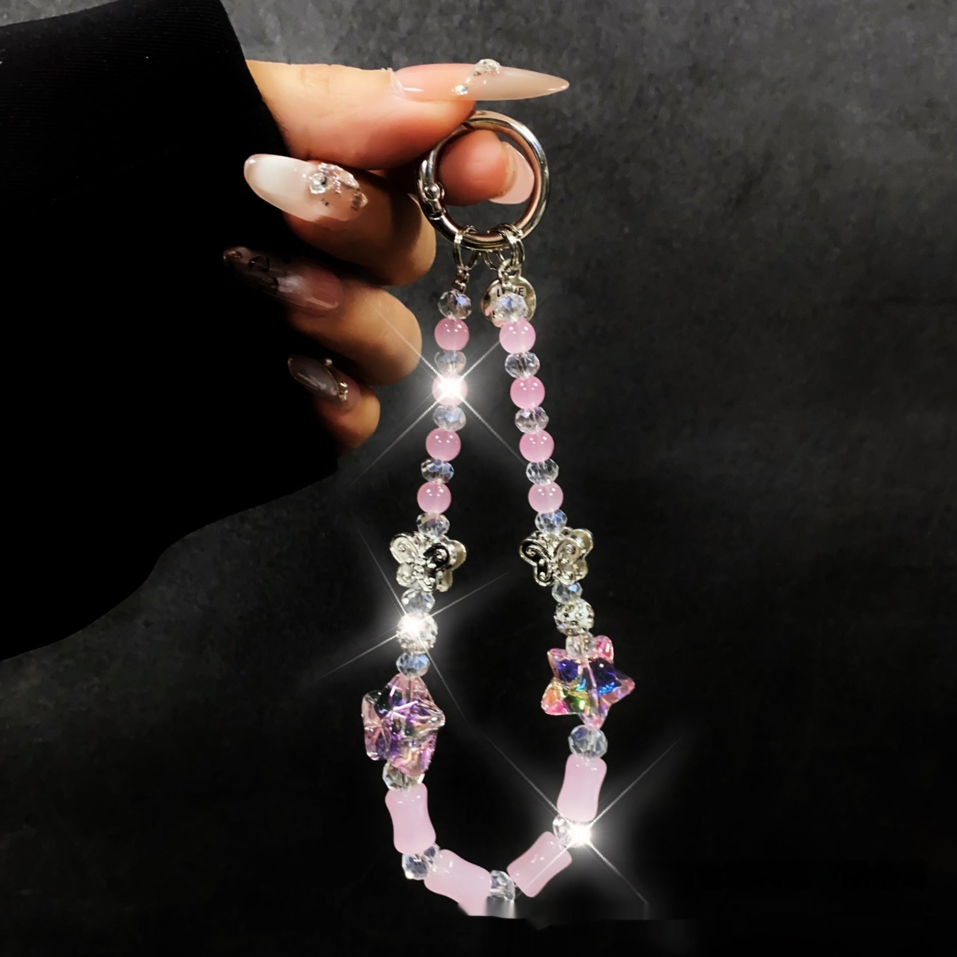 New Chinese Style Bamboo Joint XINGX Mobile Phone Lanyard Key Chain