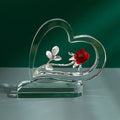 Heimdekoration zum Valentinstag, Rosenherz-Ornamente