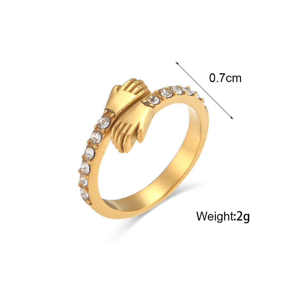 Anillo de oro Amaryllis