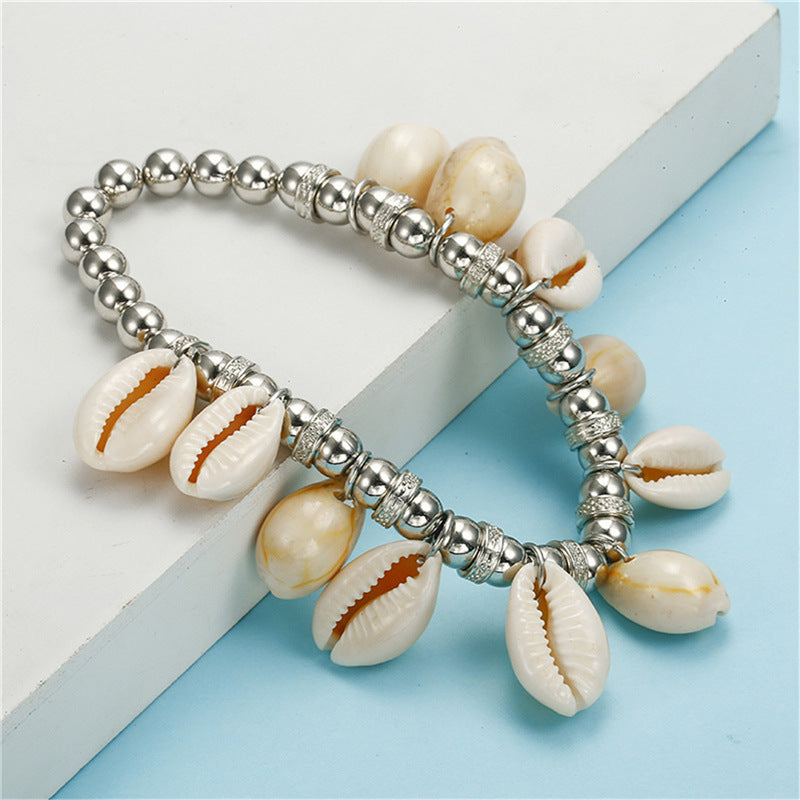 New Alloy Shell Feet Chain