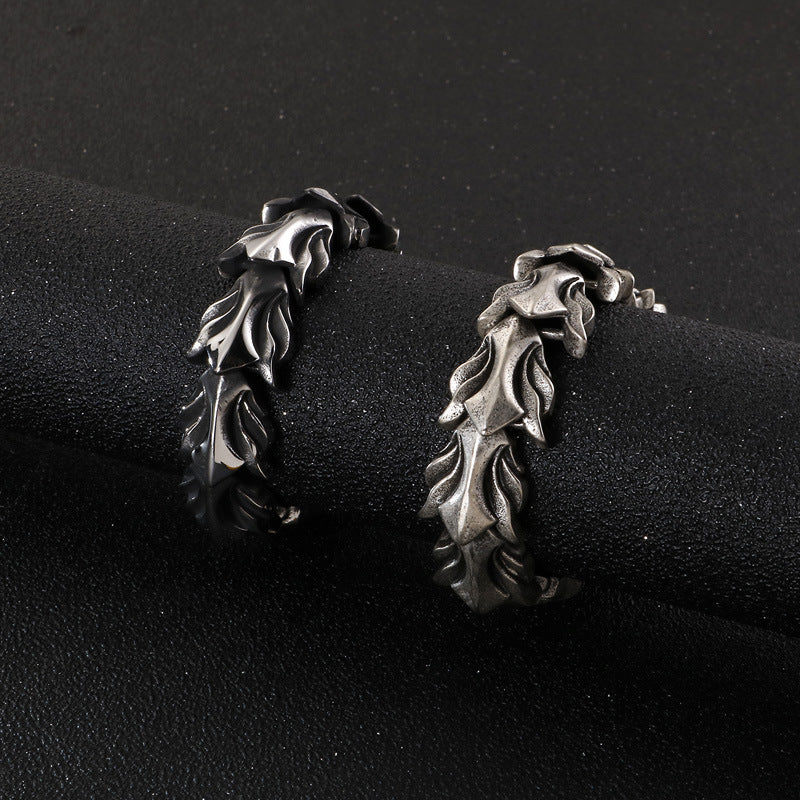 Personality Stainless Steel Keel Titanium Steel Bracelet