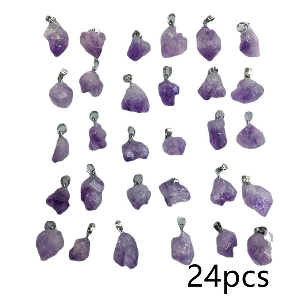 Natürlicher Lavendel-Amethyst-Felsen, unregelmäßige Anhänger