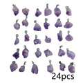 Natürlicher Lavendel-Amethyst-Felsen, unregelmäßige Anhänger