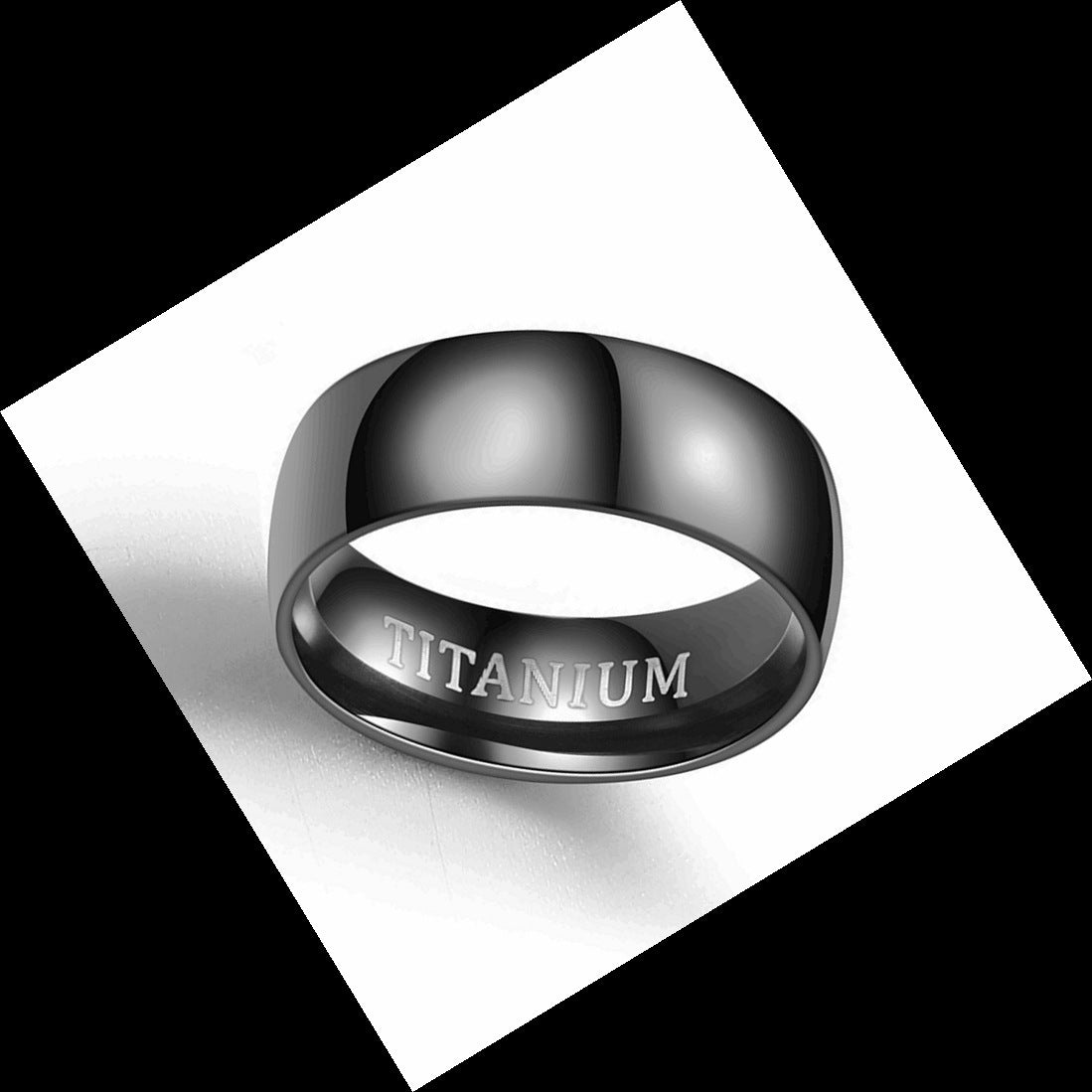ANILLO DE TITANIO Anillo de Acero de Titanio para Hombres