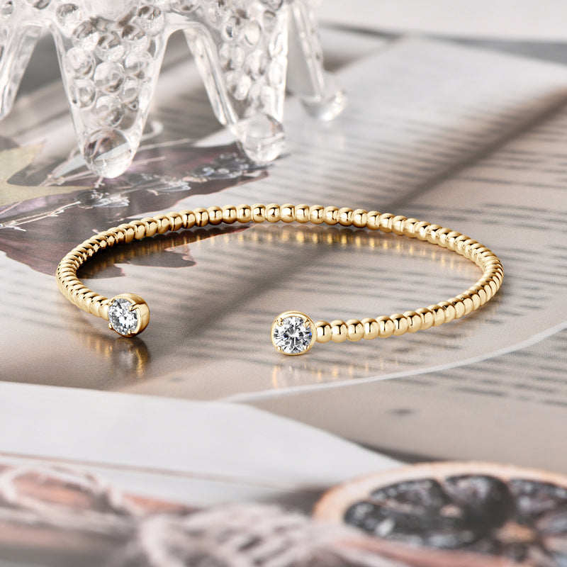 Simple All-match Moissanite Bracelet For Women