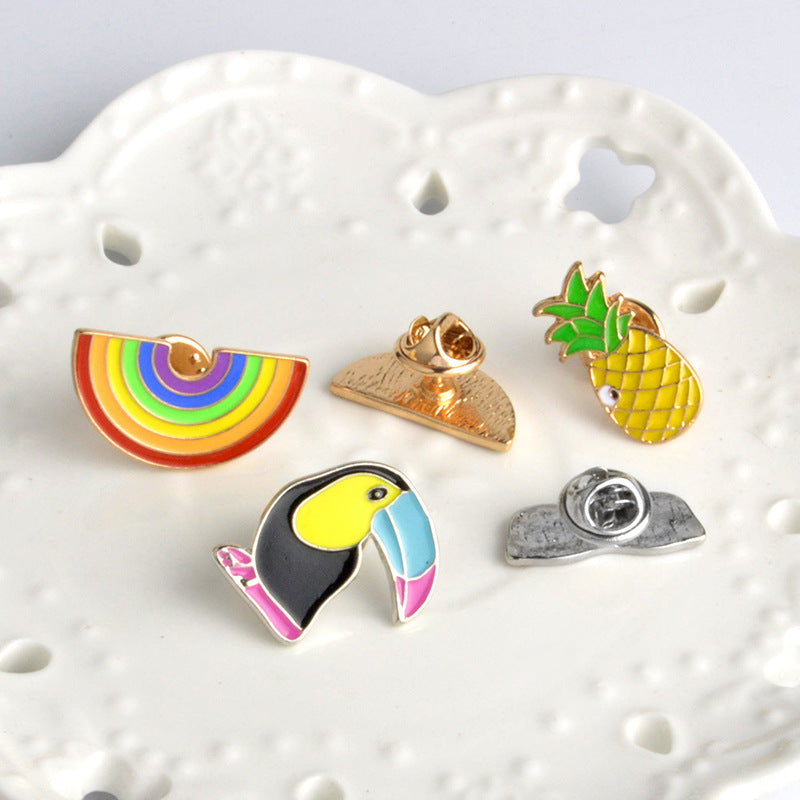 CUTE TROPICAL BROOCH PINS