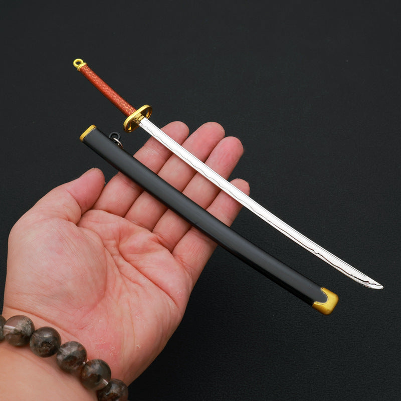 Modelo de arma B Hueso Preocupa Esposa Cuchillo 22CM Adornos Artesanales Totalmente Metálicos