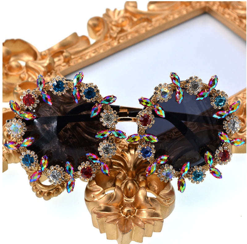 Barocke Diamant-Sonnenbrille