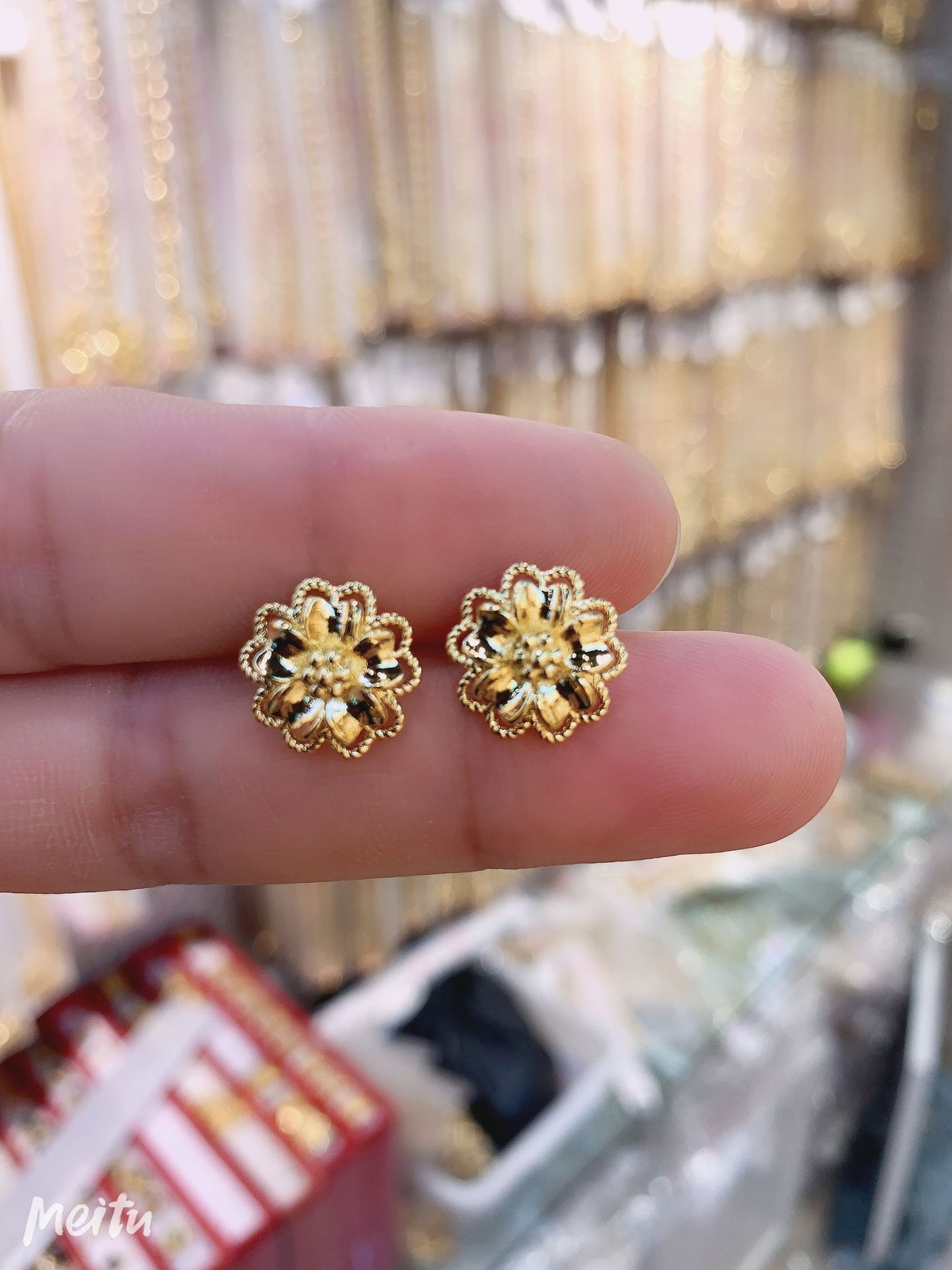 24K vergoldete Ohrringe Euro Gold Schmuck Neue beliebte Ohrringe