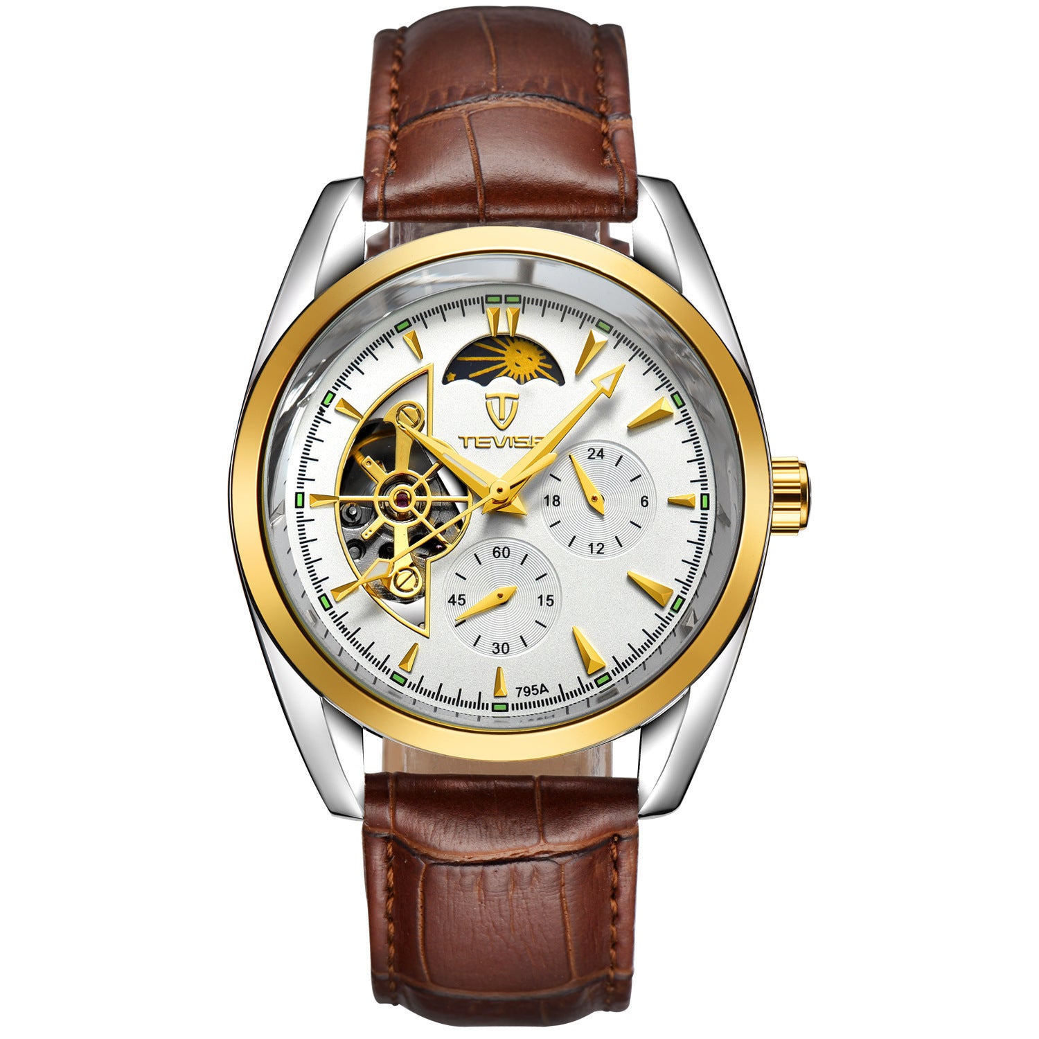 P Katwis Uhren Tourbillon Uhren Männer durchbrechen das Ende der Sterne wasserdichte mechanische Automatikuhren