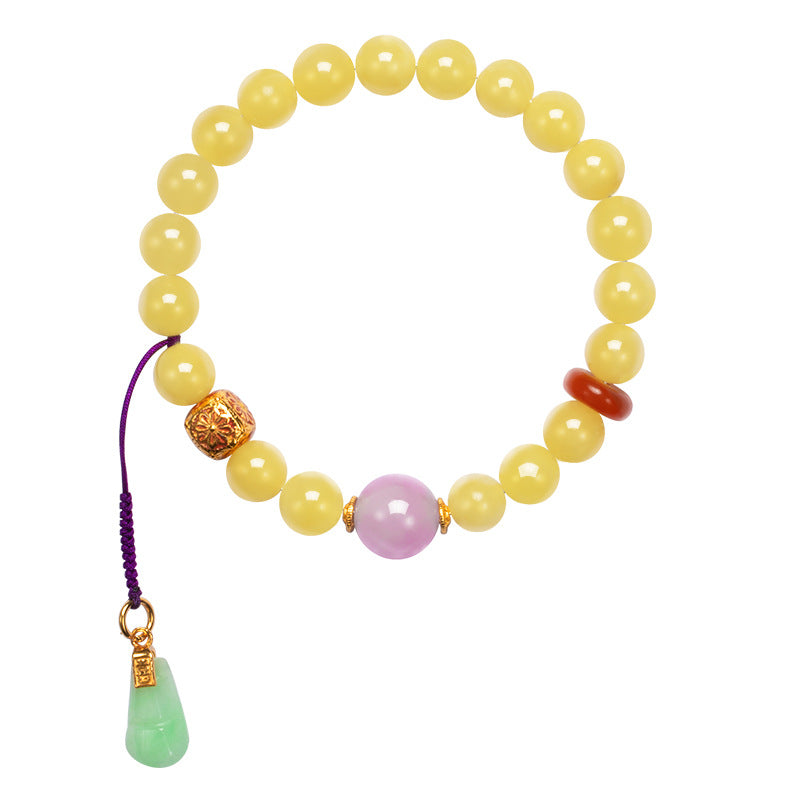 Fashion Natural Russian Beeswax Bracelet For Women