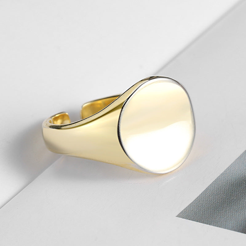 Oval glatter Ring Atmosphäre Index Ring Mode
