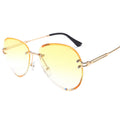 foreign trade rimless Sunglasses