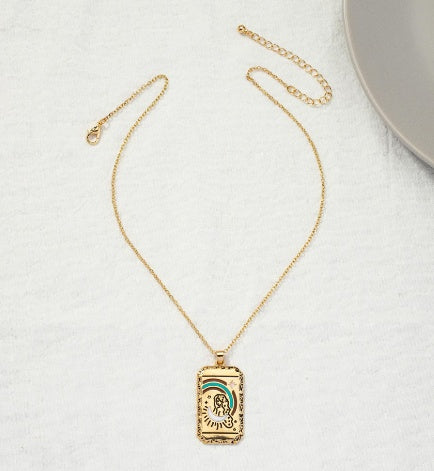 Tarot Power La Luna Gold Necklace