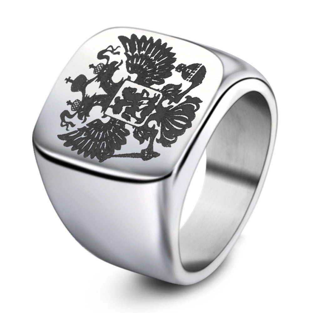 Herrenring aus Edelstahl