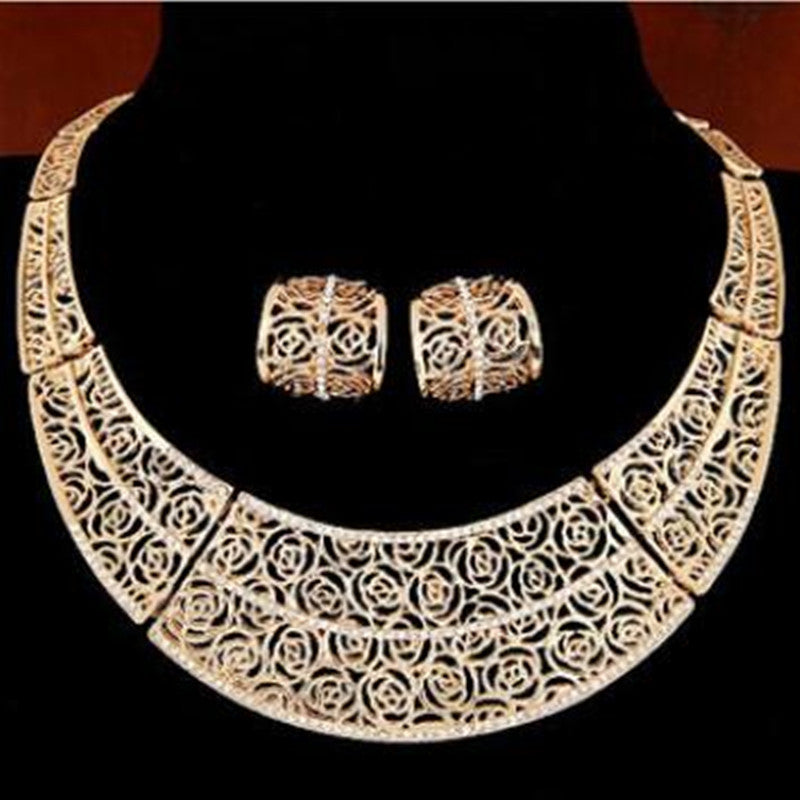Vintage Diamant Gliederketten Schmuckset