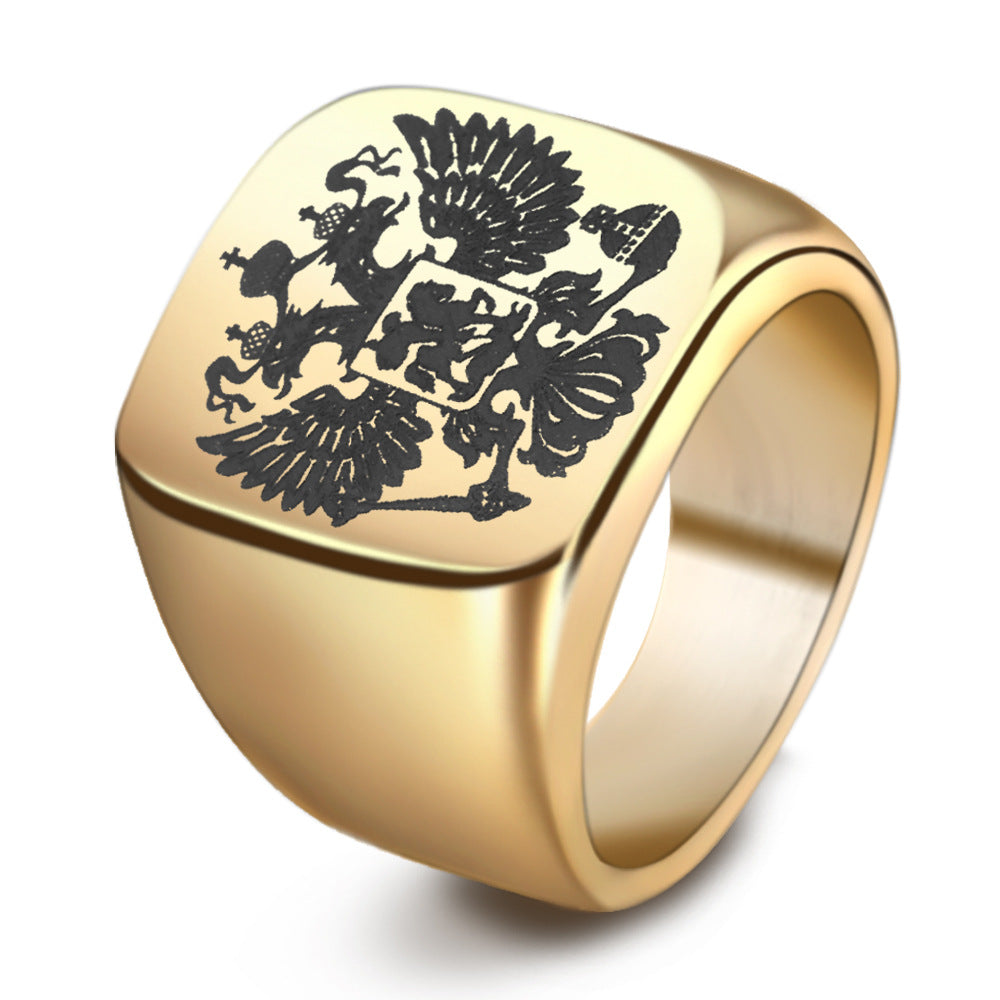 Herrenring aus Edelstahl