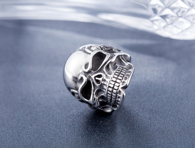 Punk Gothic Rock Persönlichkeit Taro Titanstahl Guss Herrenring