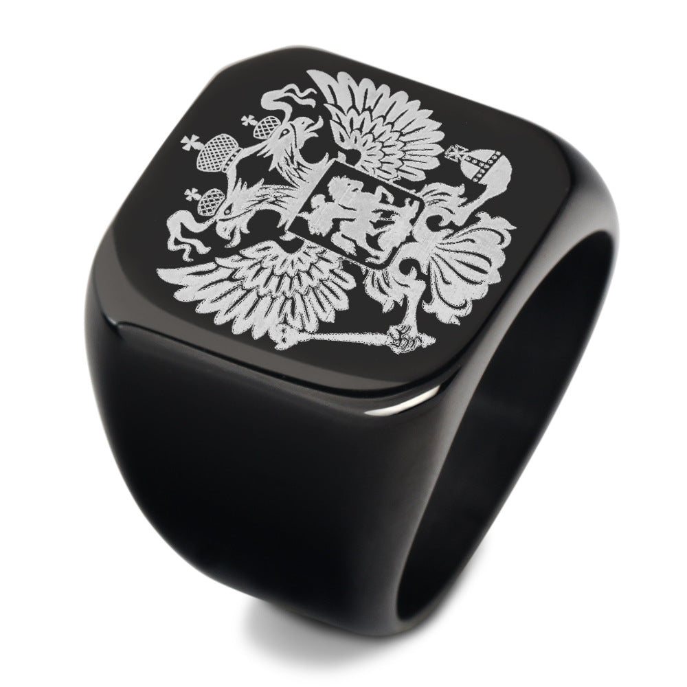 Herrenring aus Edelstahl