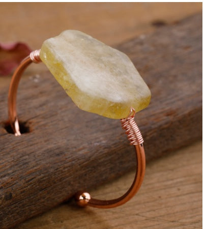 Armbänder mit rauen Steinen Weihnachtsarmbänder Schmuckgeschenke