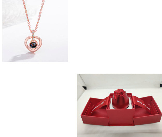 100 Languages I Love You Pendant Necklace