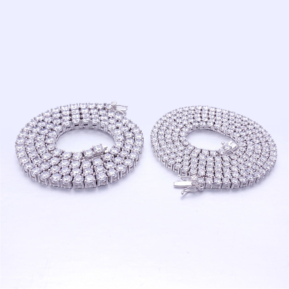 Herrenmode einreihiges Tennisarmband
