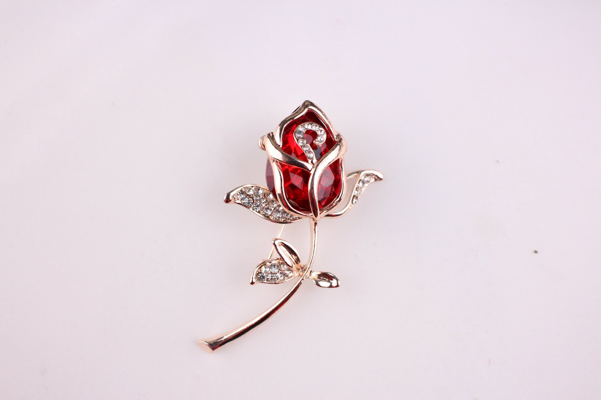 Broche de moda de rosa