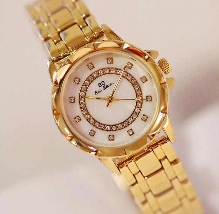 BS nuevo reloj de diamante para mujer