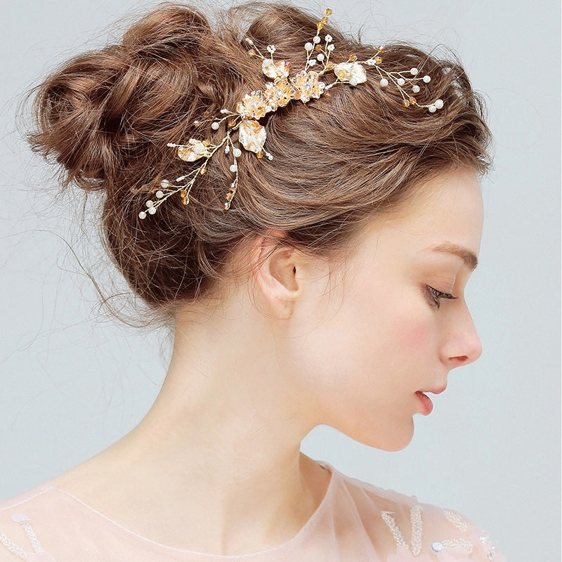 YS803 Haarkamm mit Kristalldiamanten, Brauthochzeitshaarkamm, handgefertigter Schmuck, Accessoires