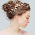 YS803 Haarkamm mit Kristalldiamanten, Brauthochzeitshaarkamm, handgefertigter Schmuck, Accessoires