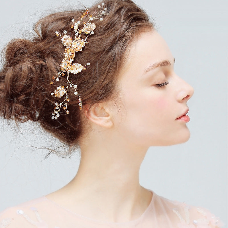 YS803 Haarkamm mit Kristalldiamanten, Brauthochzeitshaarkamm, handgefertigter Schmuck, Accessoires