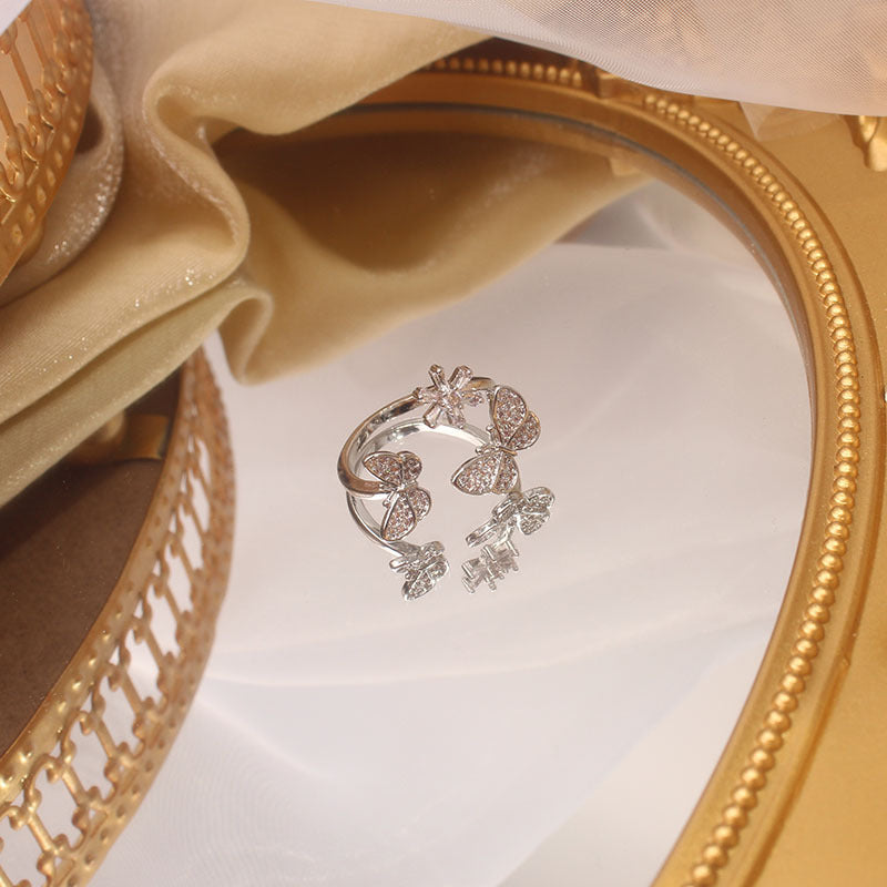 Reloj de cuarzo de cadena con garra de diamante para mujer, versátil