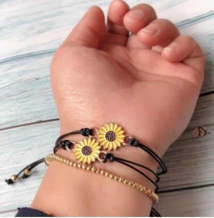 Pulseras de la Amistad de Girasol