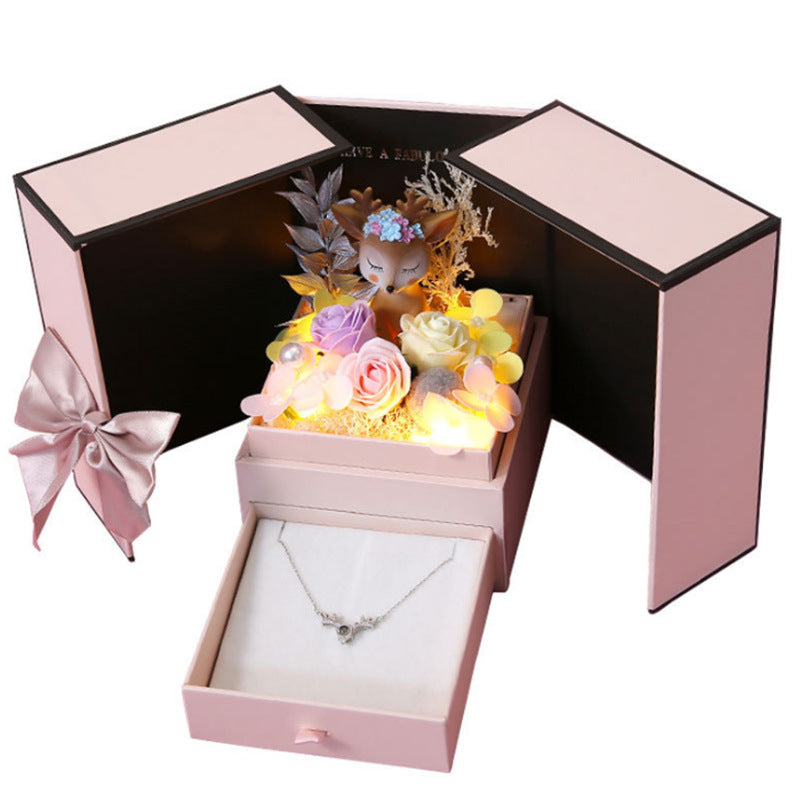 Blumen-Geschenkbox Tanabata Valentinstags-Geschenkverpackung