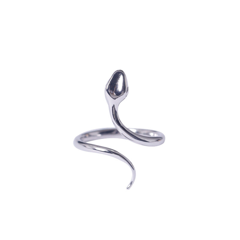 925 Sterlingsilber Schlangenringe für Damen Kreatives Design Lady Modeschmuck