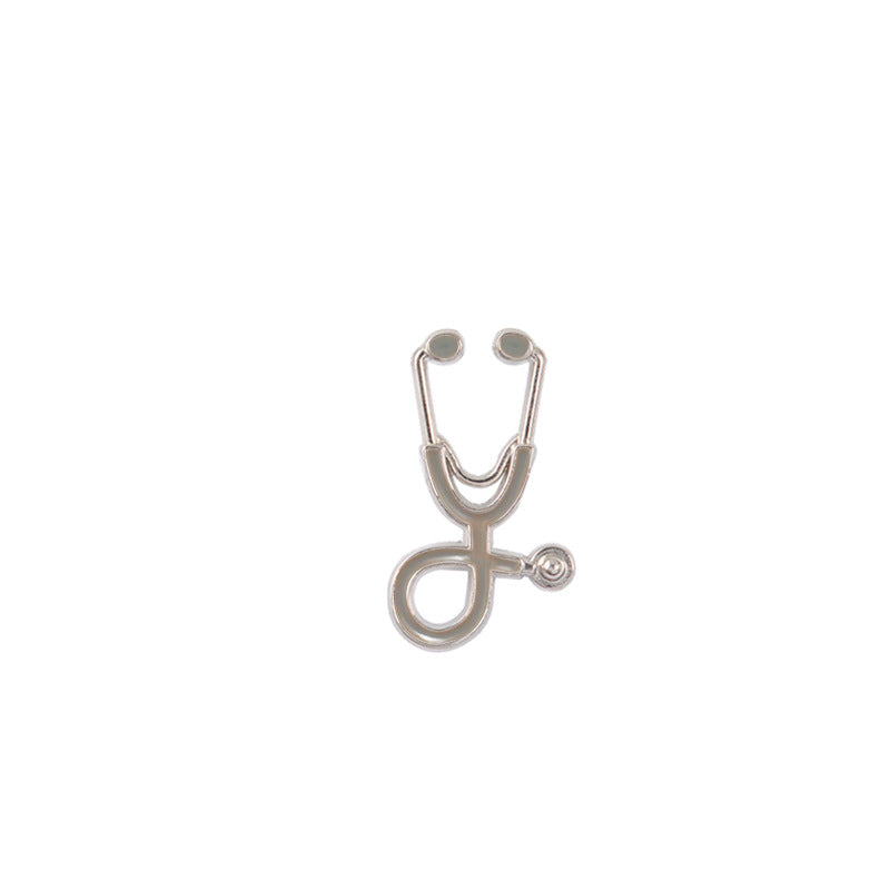 Doctor Who Brosche Cartoon Farbe Stethoskop Anstecknadel