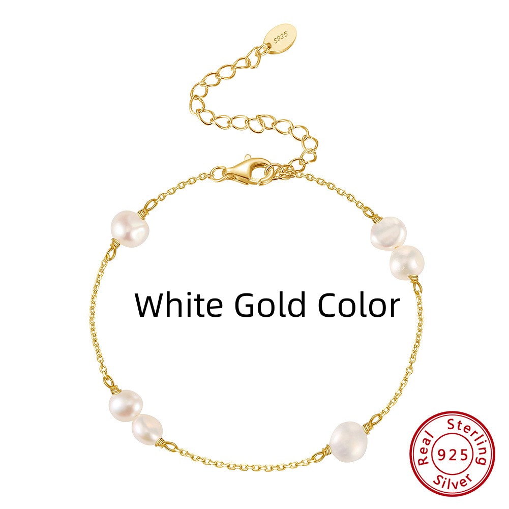 925 Sterling Silver Freshwater Bracelet Ornament