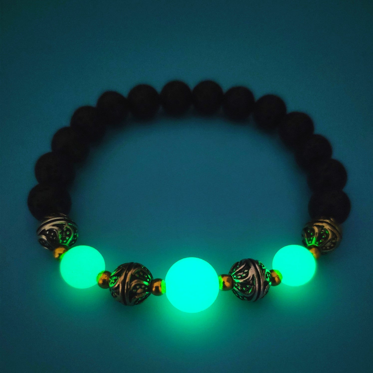 Pulsera Luminosa de Cuentas para Mujer