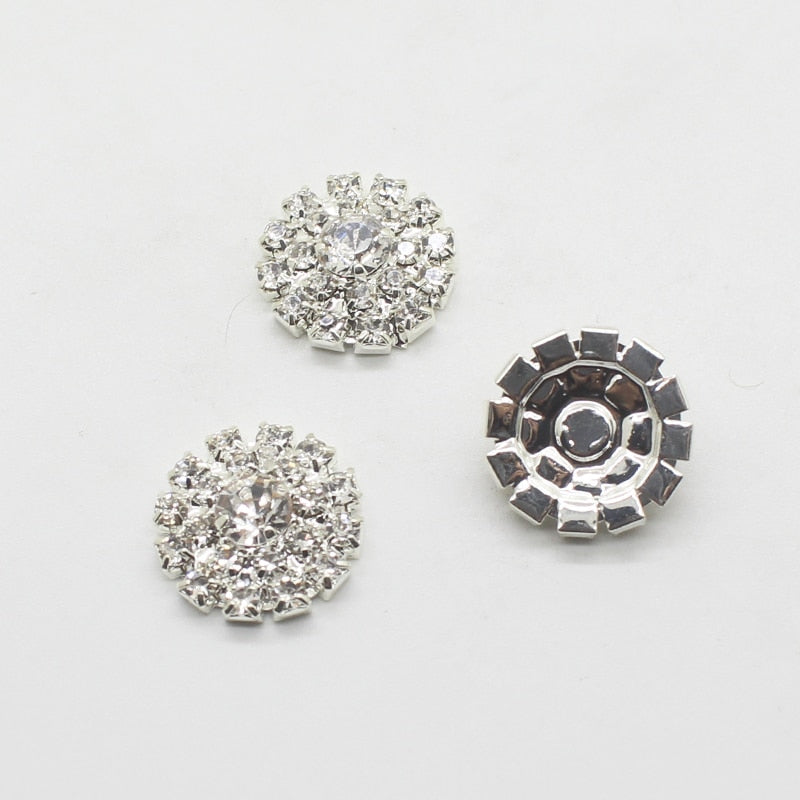 Accesorios de joyería con botones para decoración de ropa