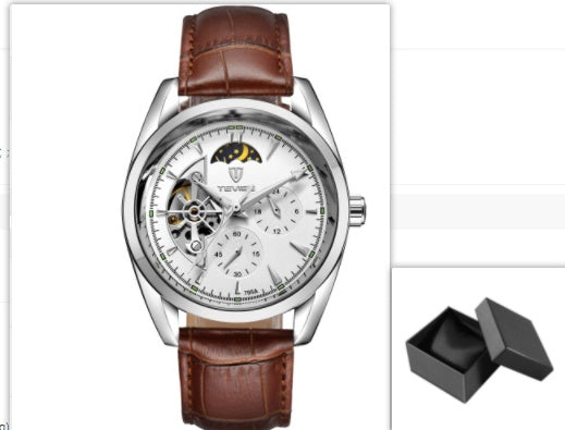 P Katwis Uhren Tourbillon Uhren Männer durchbrechen das Ende der Sterne wasserdichte mechanische Automatikuhren